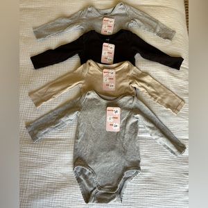 H&M Baby Long Sleeve Onesies (set 4)